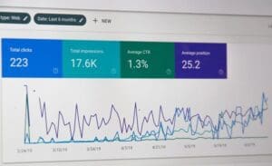 google search console to analyze website metrics to improve digital marketing