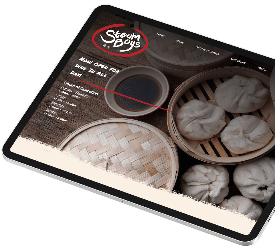 example of tablet website design nashville tn