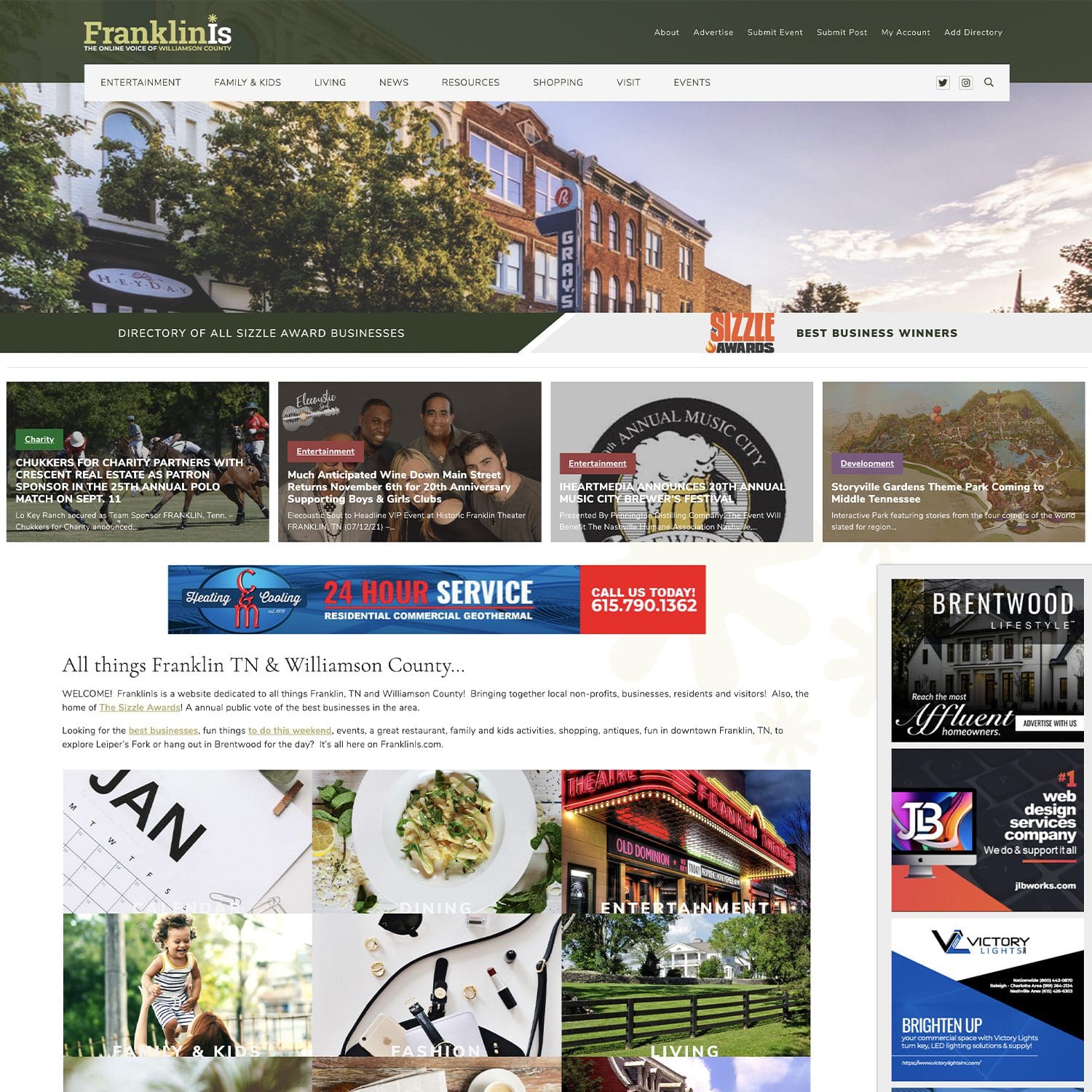 franklinis ecommerce website - JLB, Best Web Design and Web Development Company in Nashville, Brentwood, and Franklin