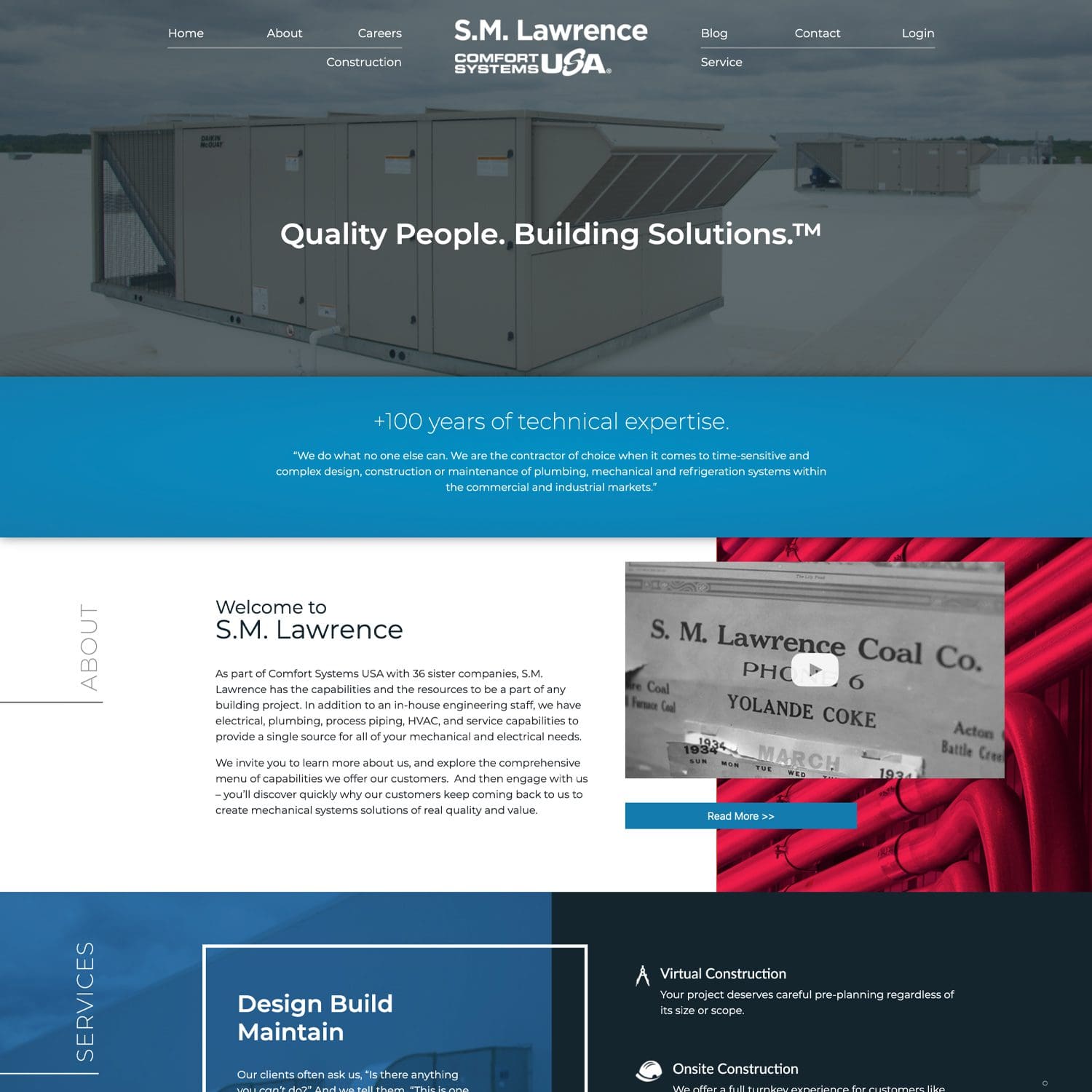 construction and solutions business website - JLB, Best Web Design and Web Development Company in Nashville, Brentwood, and Franklin