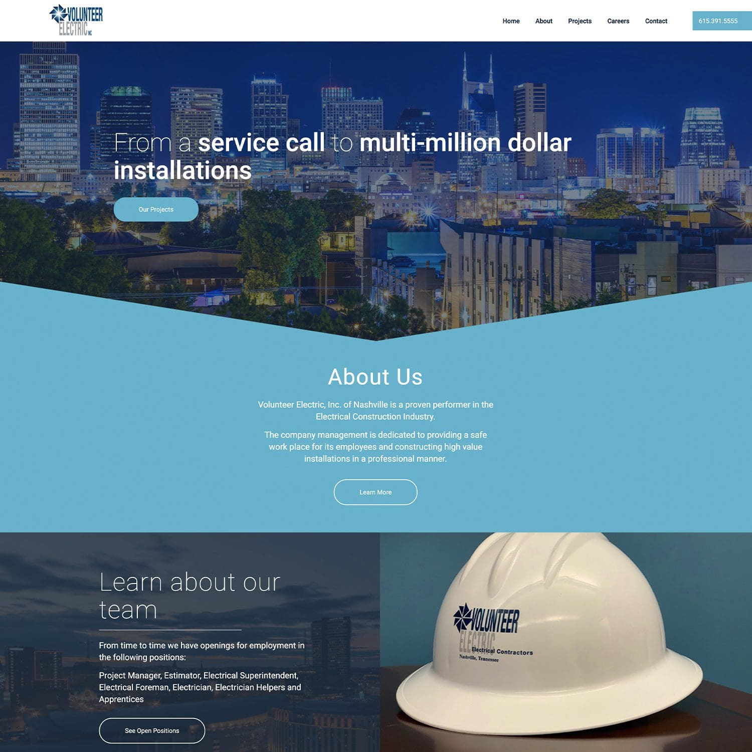 electric volunteering website - JLB, Best Web Design and Web Development Company in Nashville, Brentwood, and Franklin