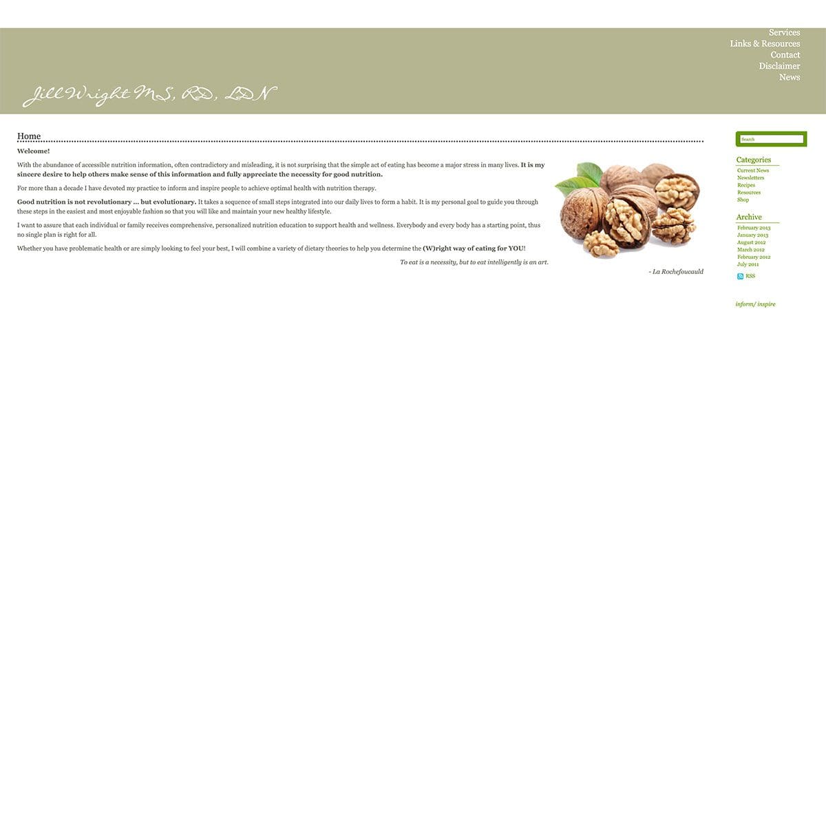 wright website before brentwood web designers worked together to recreate it to include digital marketing and seo support